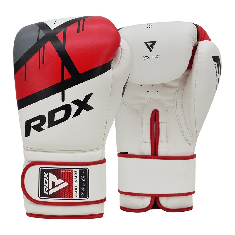 RDX Sports Ego F7 Red/White Boxing and MMA Gloves